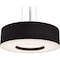 Afx Montclair 12" LED Pendant - Satin Nickel Finish - Black Shade MCP1214LAJUDSN-BK - alternate 1
